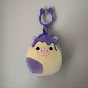 Benito the Blueberry Cow 3” Squishmallow Clip On